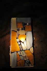 Once all the pieces are in place a special paste is used to fill the space between individual pieces. Diy Mosaic Lamp Project Mosaics Mostly