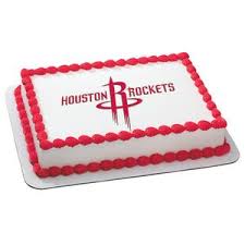 If you would like to receive a quote, please email us your photo and your guest count to nancy@nancyscakedesigns.com. Houston Rockets Cake
