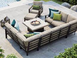This attractive fire pit is sure to be the centerpiece of your outdoor setup. Buy Outdoor Sectional Couch With Fire Pit Off 63