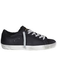 Baskets ggdb ball star pour homme et femme, couleur blanc et talon noir, étoile en tissu imprimé. Black Womens Golden Goose Deluxe Brand Ggdb V Star Sneakers Golden Goose Kuwait