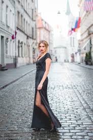 Aurora Evening Dress Black Norwegian Fashion Dresses Aurora Dress