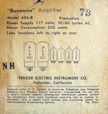 Fender 6G6-C Bassman