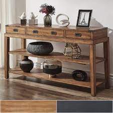 72 Inch Console Table At Overstock Wood Console Table Furniture Wood Console
