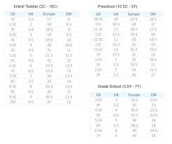 Clark Shoes Size Chart Clarks Us Shoe Coreyconner