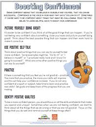 self esteem and character building worksheets for kids and teens
