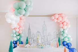 Our party planning and party decorations in new york are unlike others as we pay great. Kara S Party Ideas Pastel New York City Birthday Party Kara S Party Ideas