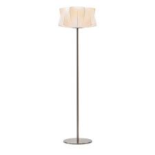 The Lex Floor Lamp Features A White Flower Like Spun Poly Resin Shade That Embodies A Sense Of Airiness And Lightness Finished In Bru Floor Lamp Lamp Flooring