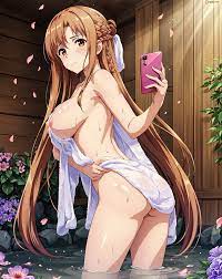 AI Art – Anime Girl 33 - Asuna - Sword Art Online 