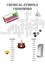 Maybe you would like to learn more about one of these? Chemistry Crossword Puzzle Chemical Symbols Teaching Resources