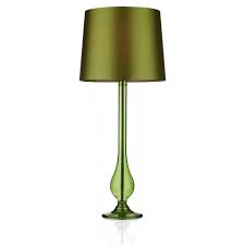 Free shipping add to cart. Dar Dil4074 Dillon Table Lamp Transparent Sage Glass With Shade