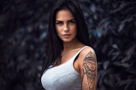 Choosing eye shadow for brown eyes and black hair. 4508134 Women Black Hair Face Tanned Long Hair Bokeh Green Eyes Tattoo Brunette Marlen Valderrama Alvarez Tank Top Women Outdoors Portrait Anatoli Oskin Wallpaper Mocah Hd Wallpapers