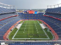 Unfolded Invesco Field Seat Map Invesco Field Seating Chart