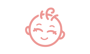 Download Cute Baby Face With Curly Hair Logo Graphic By Enola99d Creative Fabrica