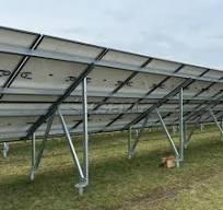 Zn-Al-Mg Coated Steel Ground Mount Solar Racking