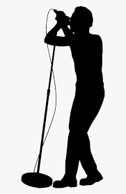 Silhouette musician singing, singer, animals, carnivoran microphone singer singing, microphone, electronics, hand png. Singer Silhouette Singing Male Clip Art Male Singer Silhouette Png Transparent Png Kindpng