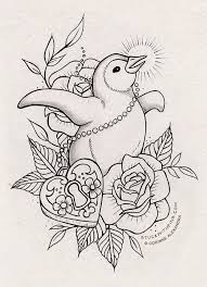 Lock Heart With Rose Flower And Penguin Tattoo Design Jpg 500 692 Penguin Tattoo Grandfather Tattoo Art Tattoo