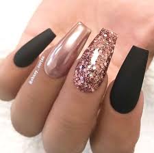Gold nail polish is an obvious choice when it comes to finding a color for your nails whether it be for a special occasion or for everyday wear. 10 Elegant Rose Gold Nail Designs That You Should Try Gold Nail Designs Rose Gold Nails Design Rose Gold Nails