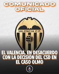 🚨 El VALENCIA, en DESACUERDO con el CSD tras la cautelar a Dani Olmo y Pau  Víctor. ✍️ “Entendemos que es perjudicial para la integridad de la  competición”. 👀 Lo adelantó @alex.silvestresz