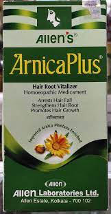 About allens arnica plus triofer (oil and tablet) allens arnica plus and triofer is a triple action hair vitalizing tonic that comes in tablet (internal) and oil (external) forms and can be ingested and applied respectively. Arnica Plus Hair Oil Made In Cosmetic Parlor Point Facebook