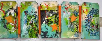 Adirondack color wash stamped labels supplies: My Last Tim Holtz Dt Projects Ponderings