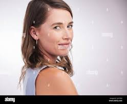 Smirk woman hi-res stock photography and images