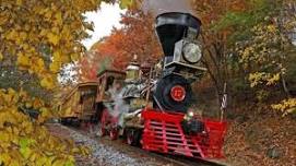 Fall Foliage Glen Rock Express Steam Engine with No. 17