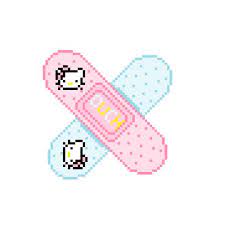 Shared By Camila Find Images And Videos About Pixel On We Heart It The App To Get Lost In What You Love Pixel Art Pixel Art Design Cute Stickers
