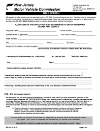 The mvc does not issue parking tickets or collect payments on them. Nj Mvc C07 Form Fill Out And Sign Printable Pdf Template Signnow