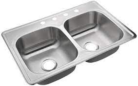 Not only kitchen sinks at menards, you could also find another pics such as bathroom sink, kitchen sink remodel, ceramic sinks, farm kitchen sink, kitchen sink stone, design sink, sink and. Tuscany Drop In 33 Stainless Steel 4 Hole Double Bowl Kitchen Sink At Menards