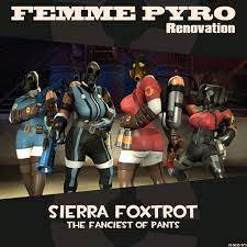 Femme Pyro: Contest Skins Summer 2023 [Team Fortress 2] [Mods]