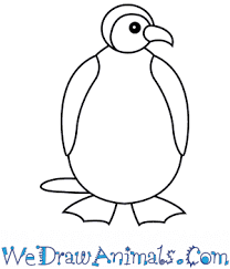 How To Draw A Simple Penguin For Kids Penguins are birds that use use their wings to swim through the water rather than. how to draw a simple penguin for kids