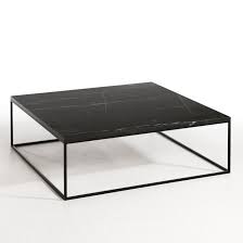 salontafel in zwart metaal en marmer mahautsalontafel mahaut elegantie en eenvoud combinatie van een vierkante salontafels koffietafel marmeren salontafels