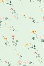Dainty white wild flowers against a soft teal green background photography art for your home or office decor.this design is also available in a variet. Download Premium Illustration Of Colorful Flowers On A Green Background Mint Green Wallpaper Iphone Mint Green Wallpaper Pastel Iphone Wallpaper