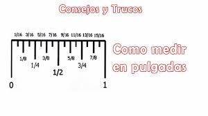 Tips Como Medir En Pulgadas Youtube