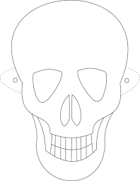 Download and print these printable skeleton coloring pages for free. Skeleton Mask Printable Coloring Page For Kids