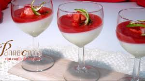 250 g di frutta (es. Panna Cotta Con Coulis Di Fragole Youtube