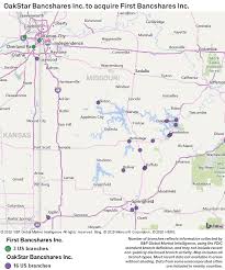 Missouri Based Oakstar Bancshares To Acquire Kansas Based First Bancshares S P Global Market Intelligence