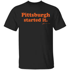 cleveland browns head coach freddie kitchens seen wearing pittsburgh started it t shirt