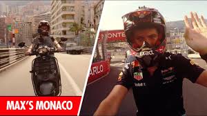 Max verstappen produced an assured performance at the monaco grand prix to move to the top of the formula one drivers' championship standings for the first time in his career. Onboard With Max Verstappen As He Laps The Monaco Grand Prix On A Scooter Youtube