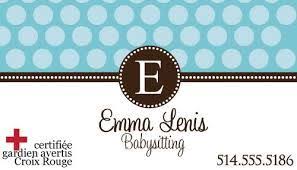 Five years experience, references upon request. 76 Creative Business Cards For Babysitters Ideas Babysitter Babysitting Creative Business