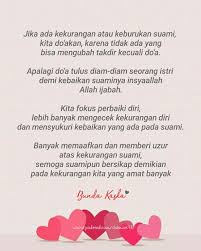Jaka juga sudah menyiapkan semuanya untuk kamu di bawah ini! Banyak Bersyukur Dan Memberi Uzur Pada Kekurangan Suami Kutipan Pernikahan Kutipan Pelajaran Hidup Kutipan Bijak