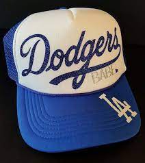 Dodgers Babe Trucker Hat La On Bill Trucker Hat Trucker Hats