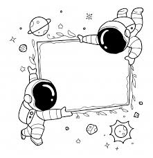 Cute Astronaut Cartoon Premium Vector Astronaut Cartoon Space Drawings Cute Doodle Art