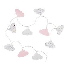Leuchtgirlande Wolken L 210 Cm Bird Guirlande Lumineuse Guirlande Lumineuse Chambre Bebe Decoration Guirlande Lumineuse