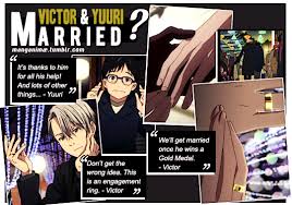 Victor, we aren't married shot in the dark but i'm a thot for soulmate aus so can i request headcanons for yuri k and victor. Yuri On Ice Yuris On Ice Are Victor And Yuuri Married