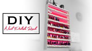 How To 10 Nail Polish Rack Out Of Foam Board Easy Updated Diy Tutorial Youtube Diy Nail Polish Rack Nail Polish Rack Diy Nail Polish