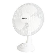 Simply plug in and choose to either start the fan with or without oscillation by twisting the dial left for fan only or right for fan with oscillation. Benross 12 Inch Desk Fan Tjhughes