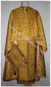 Priestly vestments include chasubles, cintures, stoles, amices, and more. Greek Orthodox Priest Vestment Nonmetallic Brocade Gold Or Any Color Liturgical Vestments By Katia Ogan