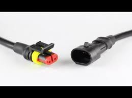 2 select the correctly sized seal and slip this over the wire's insulation. How To Install 2 Pin Waterproof Connector Youtube Boat Stuff Installation Land Rover