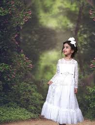 Unique Baby Girl Baptism Dress Newborn Christening Gown
